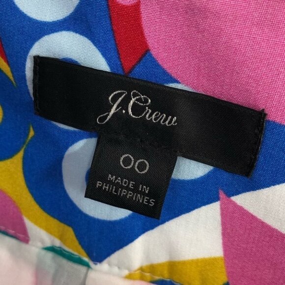 J. Crew Tie-waist Short in  Ratti Kaleidoscope Floral Size 00 - Picture 5 of 8